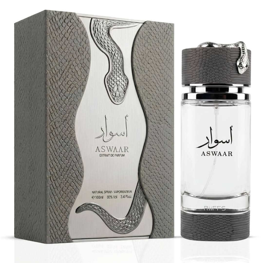 Riiffs Aswaar Eau de Parfum 100ml bottle and box
