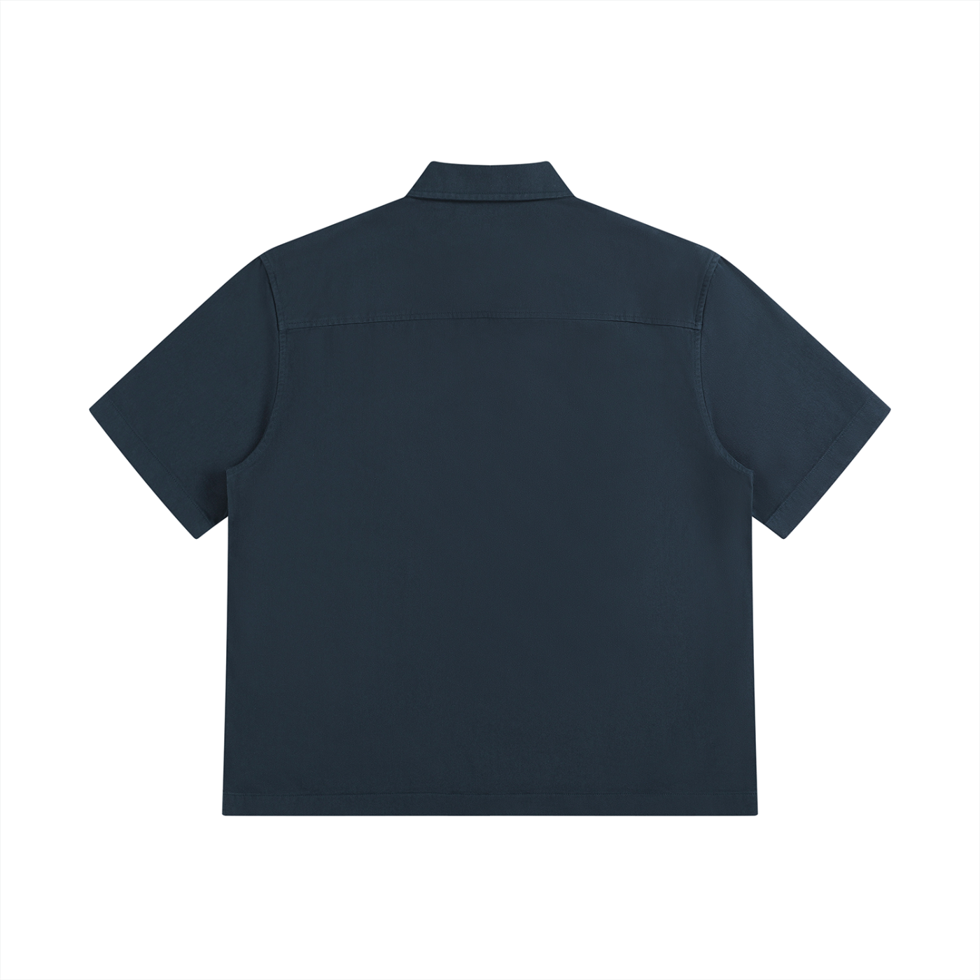 SLOW DAWG Unisex Boxy Patch Pocket Short Sleeve Shirt