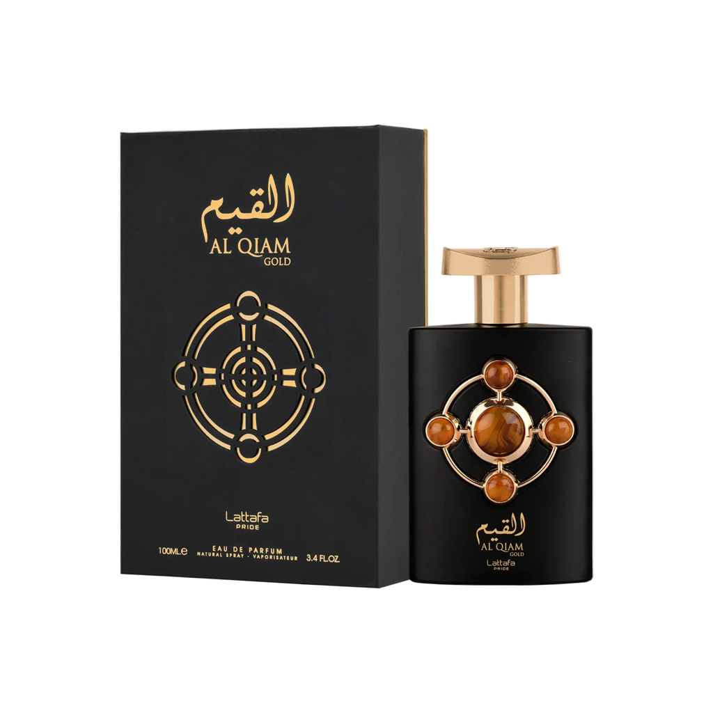 Lattafa Al Qiam Gold packaging detail