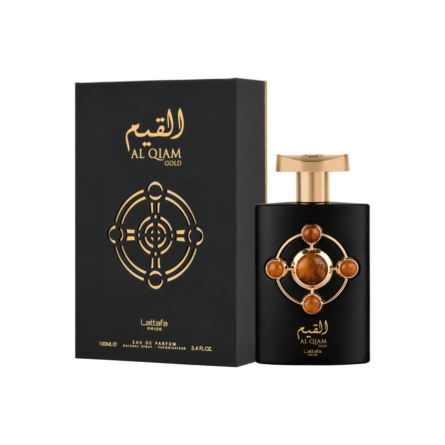 Lattafa Al Qiam Gold packaging detail