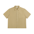 SLOW DAWG Unisex Boxy Patch Pocket Short Sleeve Shirt