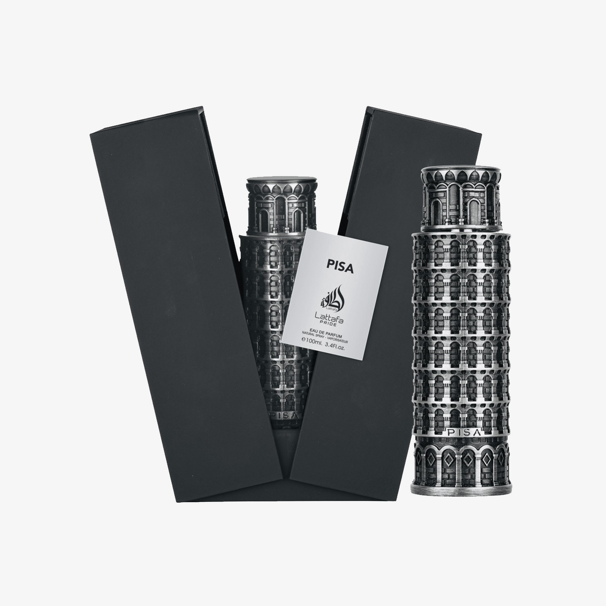 Lattafa Pride Pisa Eau de Parfum 100ml angled view