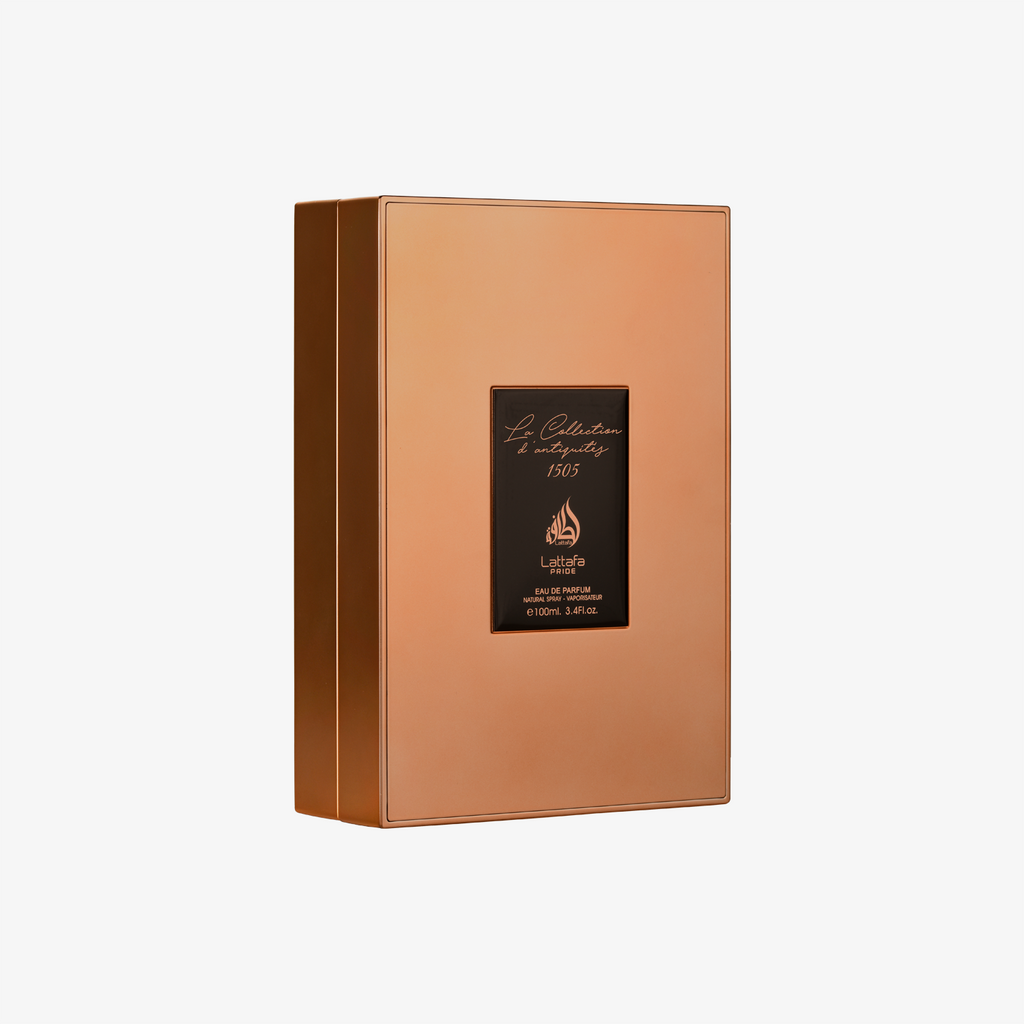 Lattafa Pride La Collection d'Antiquités 1505 Eau de Parfum 100ml angled view
