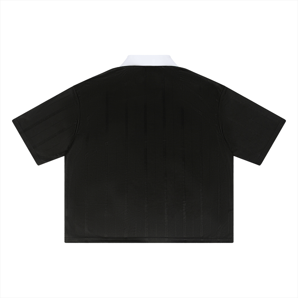 SLOW DAWG Unisex Striped Boxy Soccer Jersey