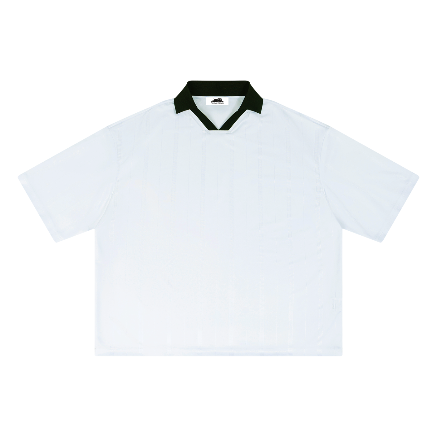 SLOW DAWG Unisex Striped Boxy Soccer Jersey