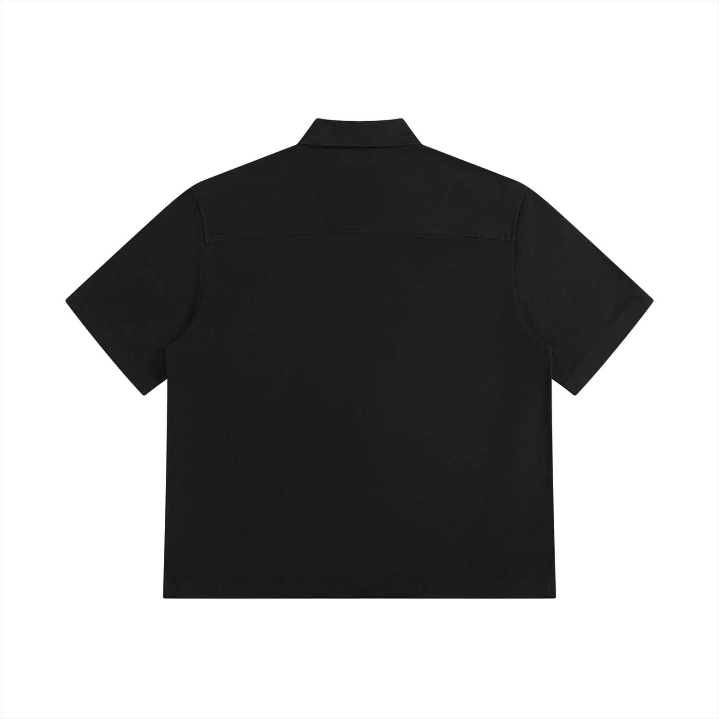 SLOW DAWG Unisex Boxy Patch Pocket Short Sleeve Shirt