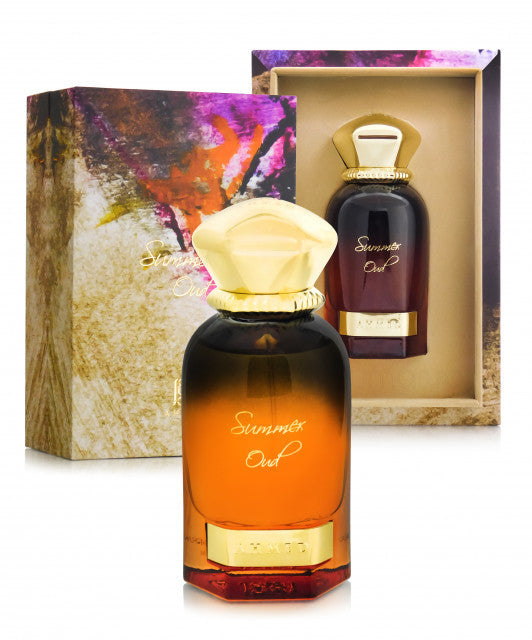 Ahmed Al Maghribi Summer Oud Eau de Parfum 60ml bottle and box