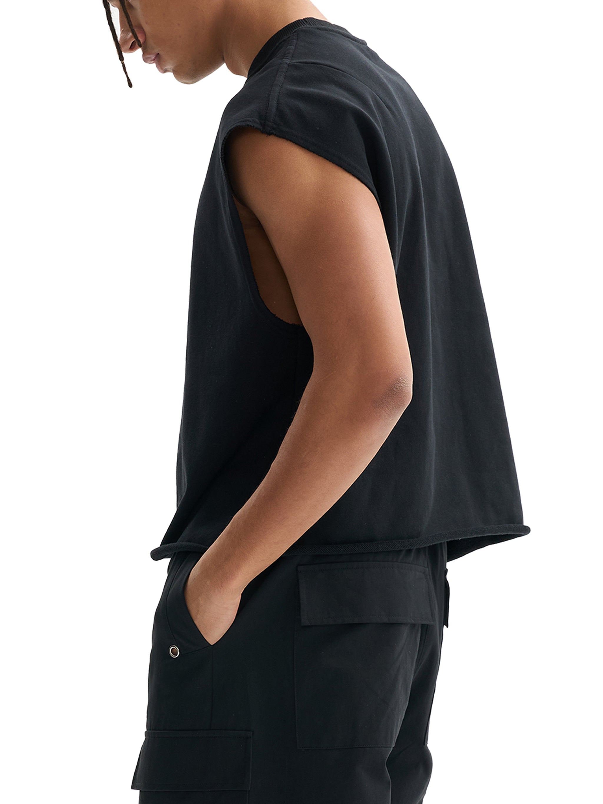 SLOW DAWG French Terry Boxy Tank Top