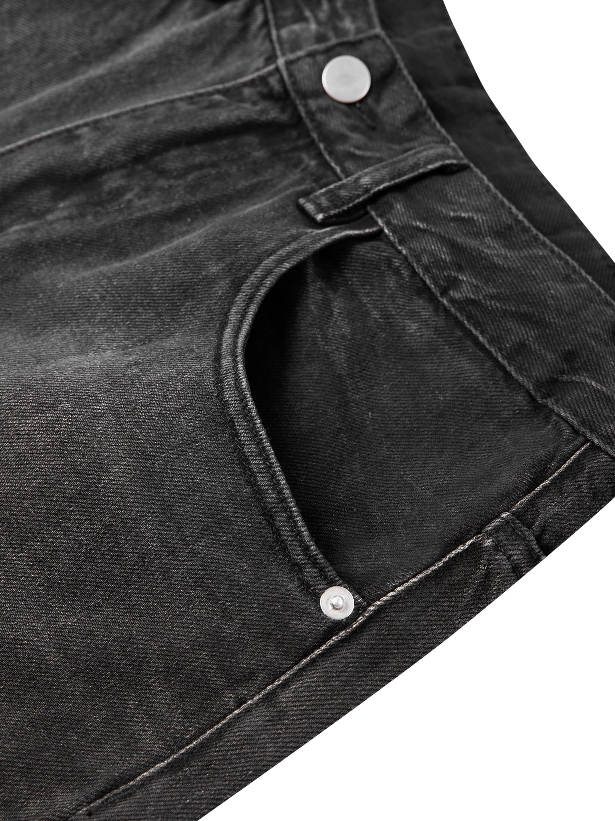 SLOW DAWG Men's Sunfade Vintage Wash Barrel Leg Jeans