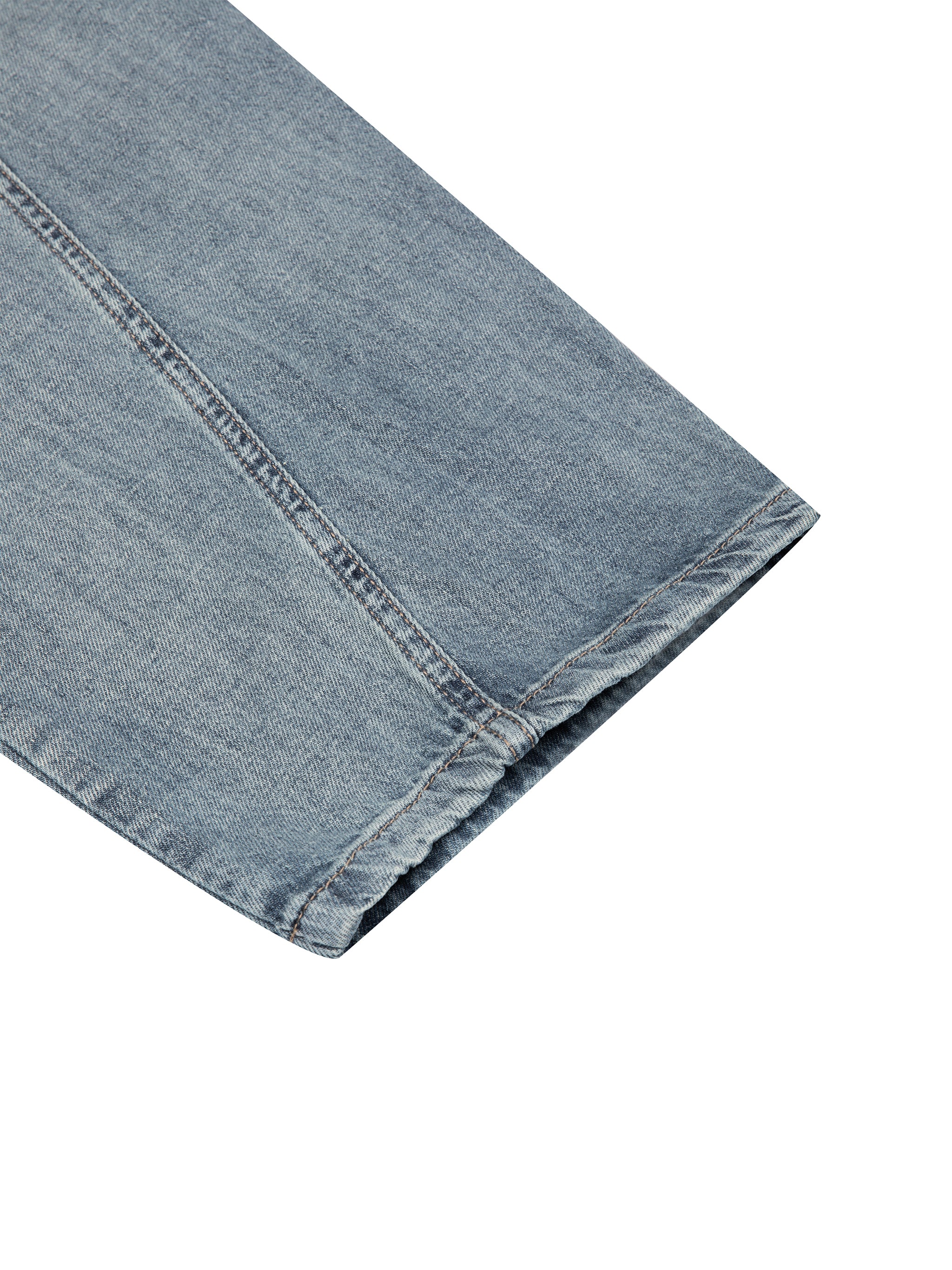 SLOW DAWG Men's Vintage Wash Barrel Leg Jeans