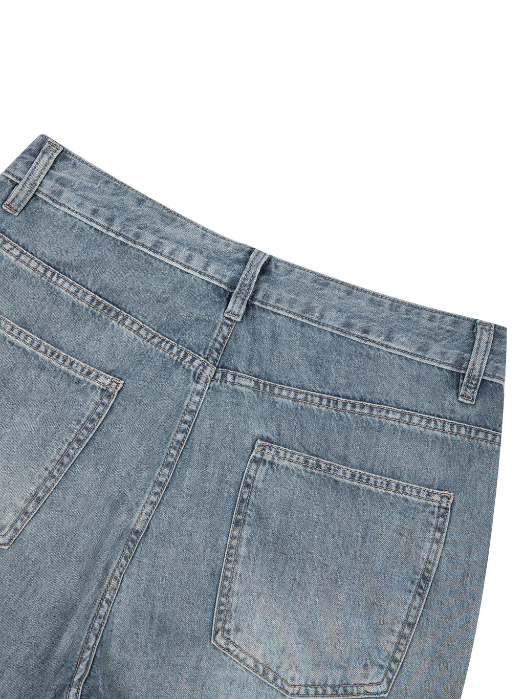 SLOW DAWG Men's Vintage Wash Barrel Leg Jeans