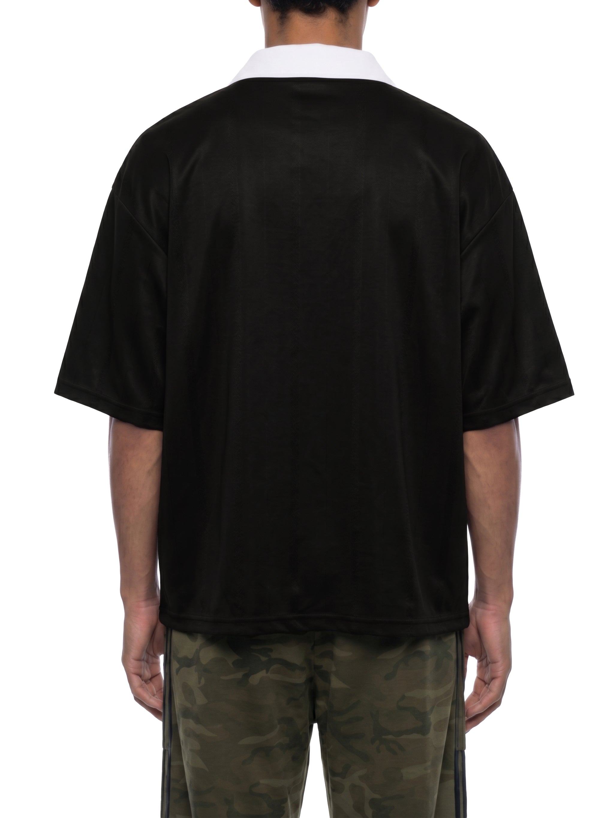 SLOW DAWG Unisex Striped Boxy Soccer Jersey
