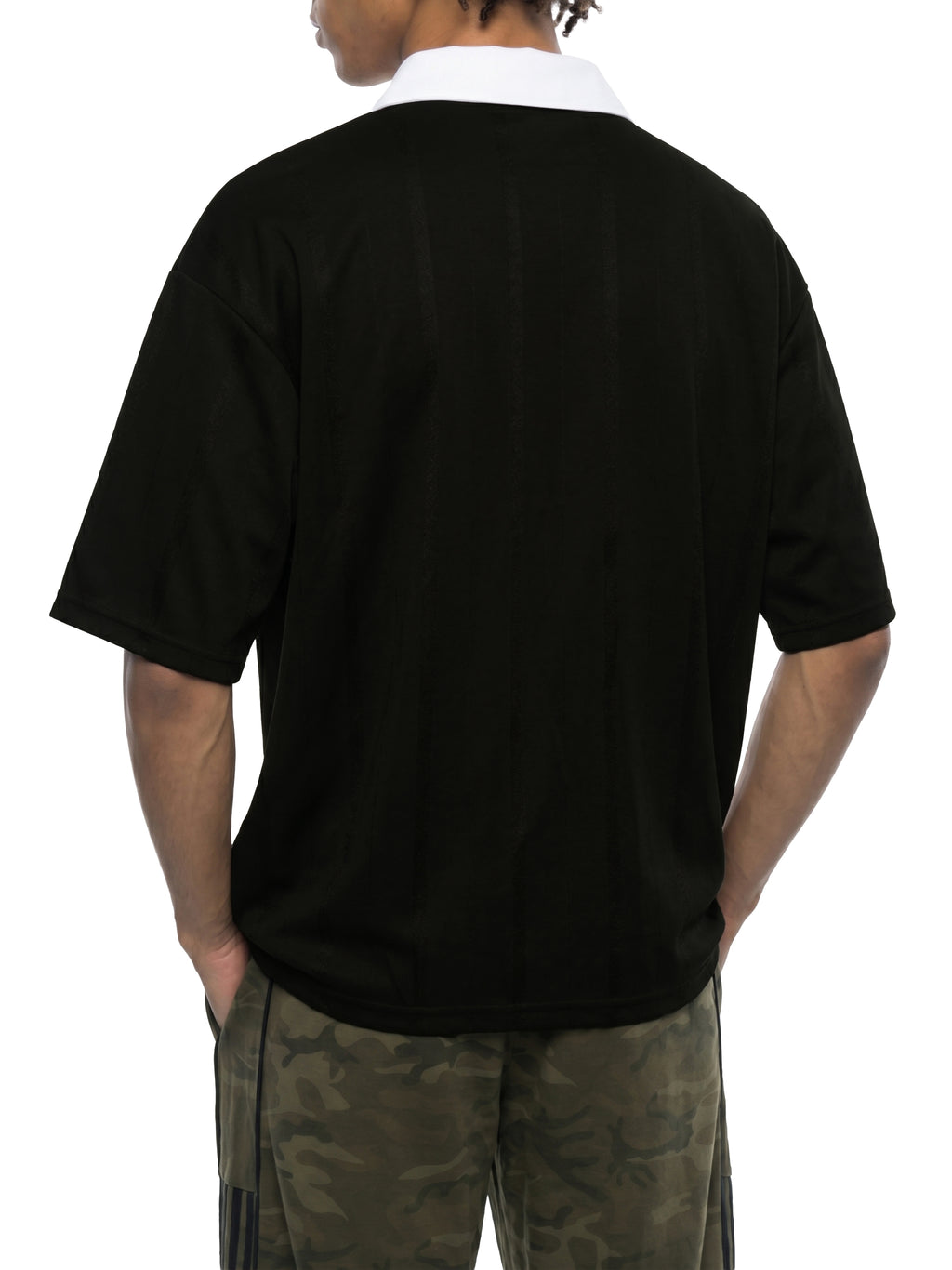SLOW DAWG Unisex Striped Boxy Soccer Jersey