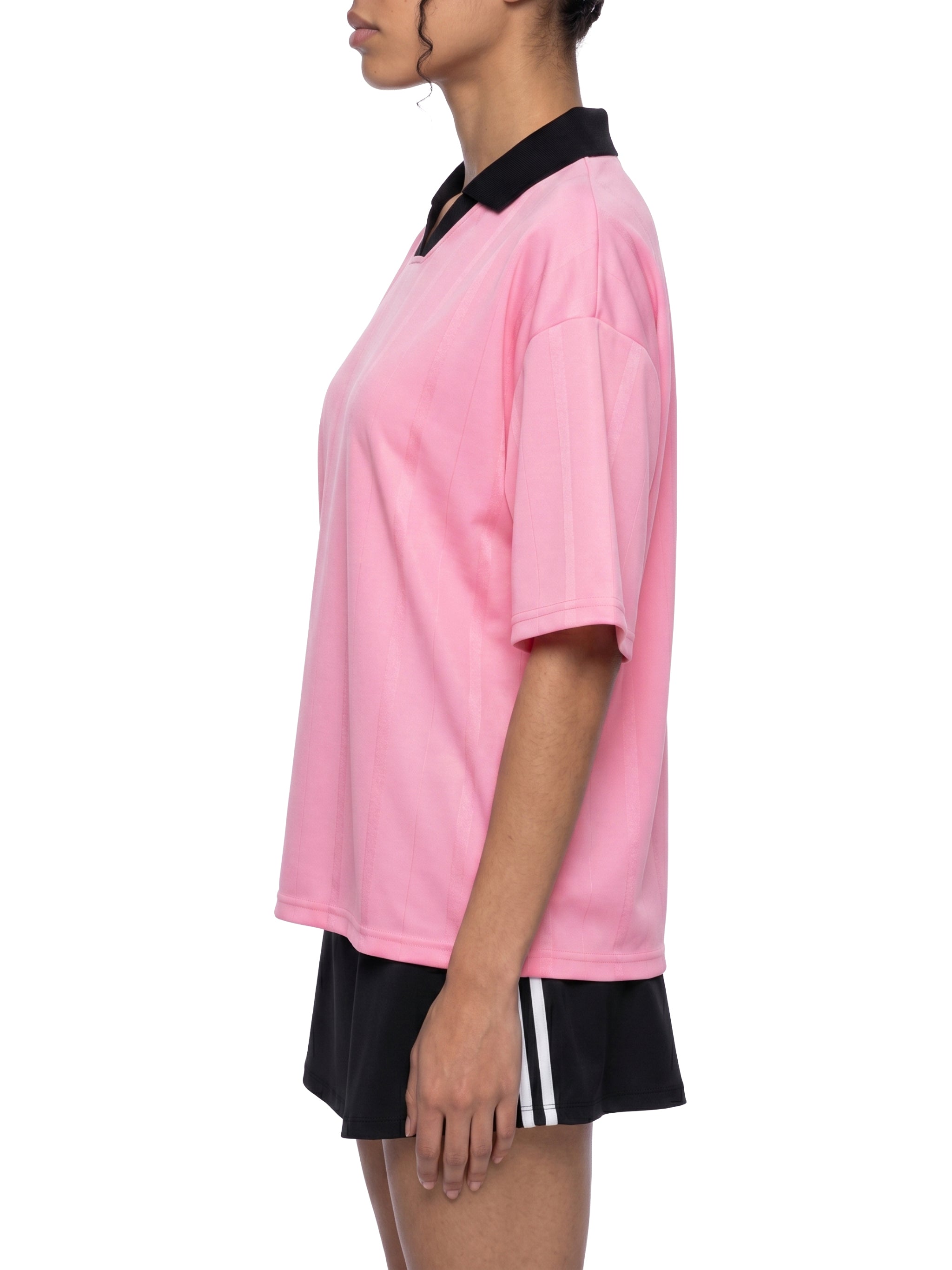 SLOW DAWG Unisex Striped Boxy Soccer Jersey