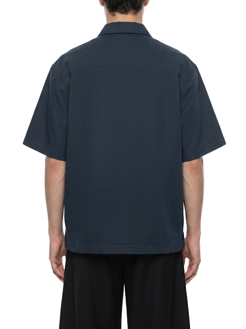 SLOW DAWG Unisex Boxy Patch Pocket Short Sleeve Shirt