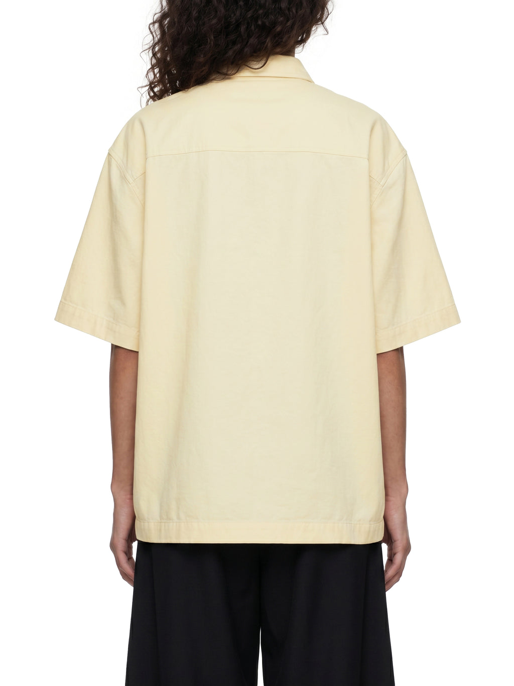 SLOW DAWG Unisex Boxy Patch Pocket Short Sleeve Shirt