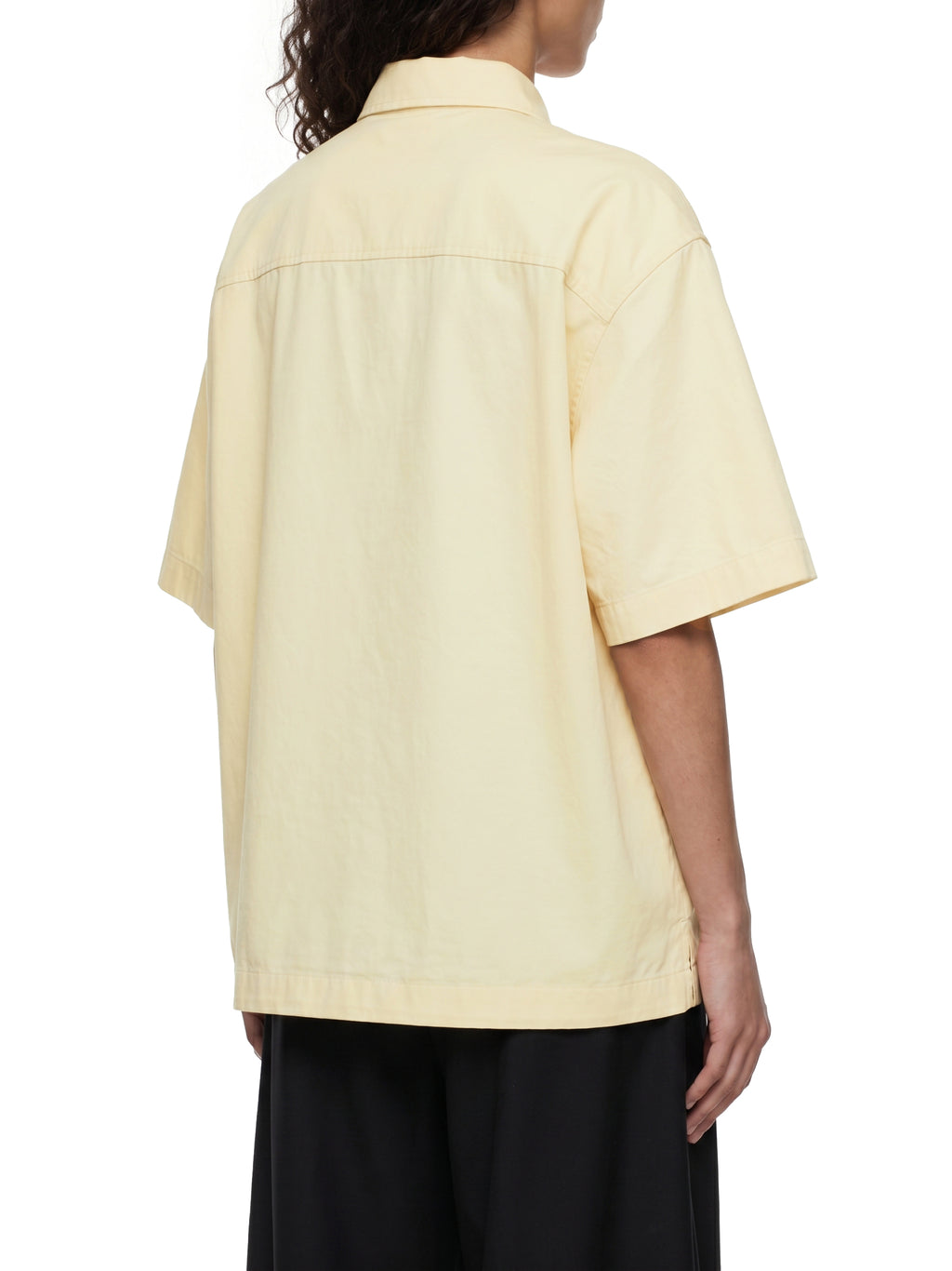 SLOW DAWG Unisex Boxy Patch Pocket Short Sleeve Shirt