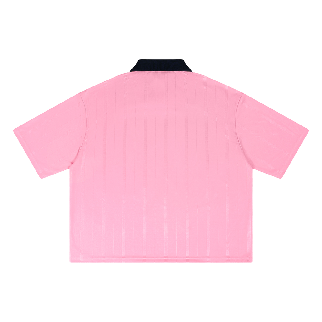 SLOW DAWG Unisex Striped Boxy Soccer Jersey