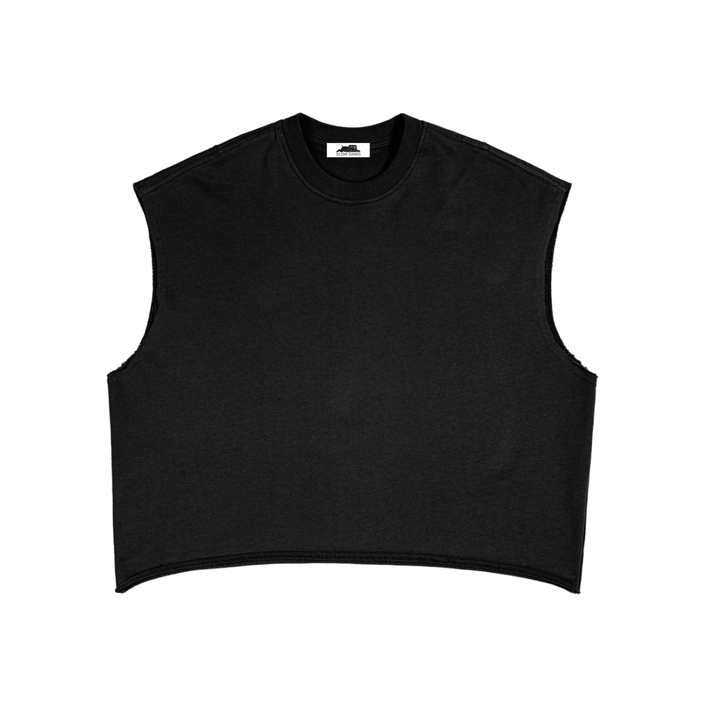 SLOW DAWG French Terry Boxy Tank Top