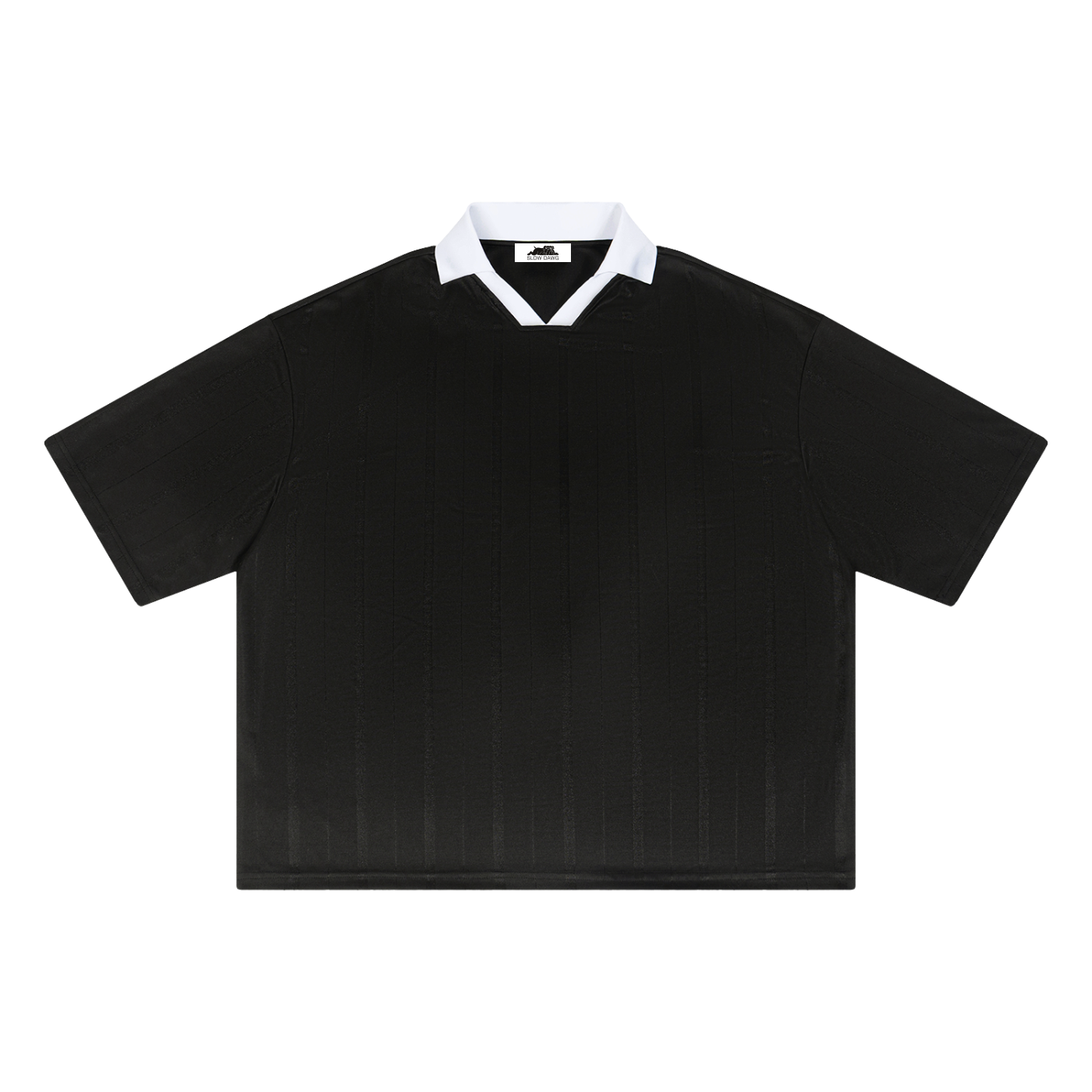 SLOW DAWG Unisex Striped Boxy Soccer Jersey