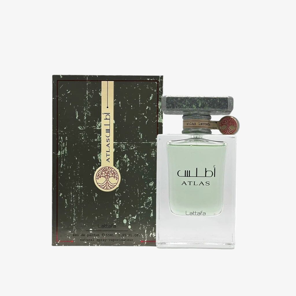 Lattafa Atlas 55ml Eau de Parfum with presentation box